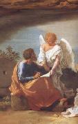 detail  Landscape with Saint Matthew and the Angel (mk10) Nicolas Poussin